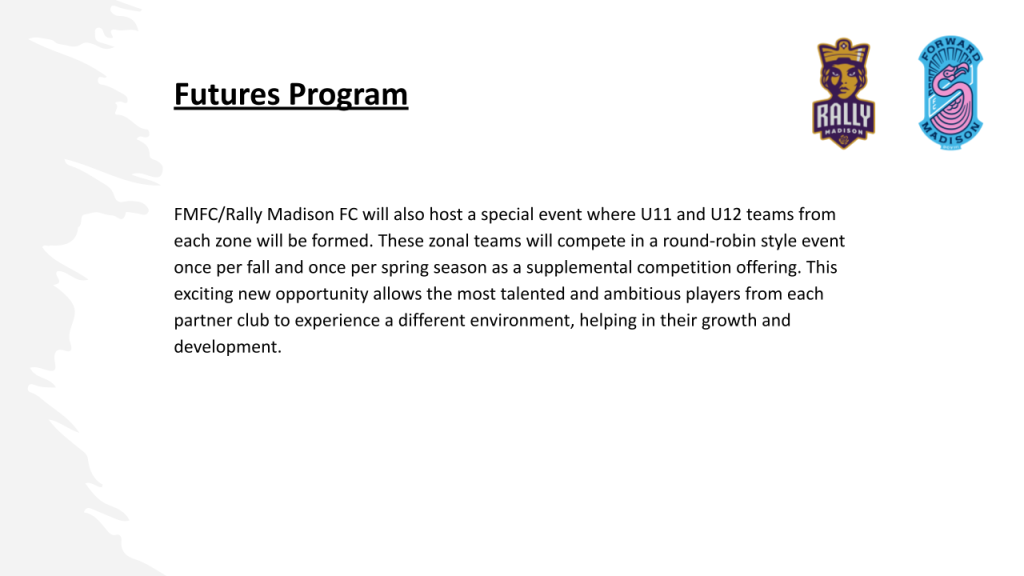 Partner Club Program Futures program description. 